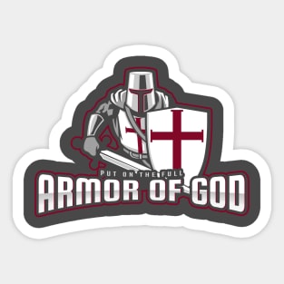 Put on the Full Armor of God Sticker